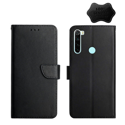 Genuine Leather Fingerprint-proof Horizontal Flip Phone Case, For Xiaomi Redmi Note 7, For Xiaomi Redmi Note 8, For Xiaomi Redmi Note 8 Pro, For Xiaomi Redmi Note 8T, For Xiaomi Redmi Note 9 5G, For Xiaomi Redmi Note 9 Pro, For Xiaomi Redmi Note 10    ...