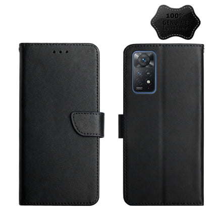Genuine Leather Fingerprint-proof Horizontal Flip Phone Case, For Xiaomi Redmi Note 7, For Xiaomi Redmi Note 8, For Xiaomi Redmi Note 8 Pro, For Xiaomi Redmi Note 8T, For Xiaomi Redmi Note 9 5G, For Xiaomi Redmi Note 9 Pro, For Xiaomi Redmi Note 10    ...