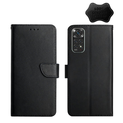 Genuine Leather Fingerprint-proof Horizontal Flip Phone Case, For Xiaomi Redmi Note 7, For Xiaomi Redmi Note 8, For Xiaomi Redmi Note 8 Pro, For Xiaomi Redmi Note 8T, For Xiaomi Redmi Note 9 5G, For Xiaomi Redmi Note 9 Pro, For Xiaomi Redmi Note 10    ...