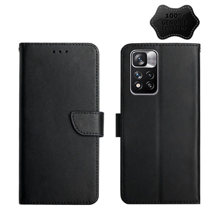 Genuine Leather Fingerprint-proof Horizontal Flip Phone Case, For Xiaomi Redmi Note 7, For Xiaomi Redmi Note 8, For Xiaomi Redmi Note 8 Pro, For Xiaomi Redmi Note 8T, For Xiaomi Redmi Note 9 5G, For Xiaomi Redmi Note 9 Pro, For Xiaomi Redmi Note 10    ...