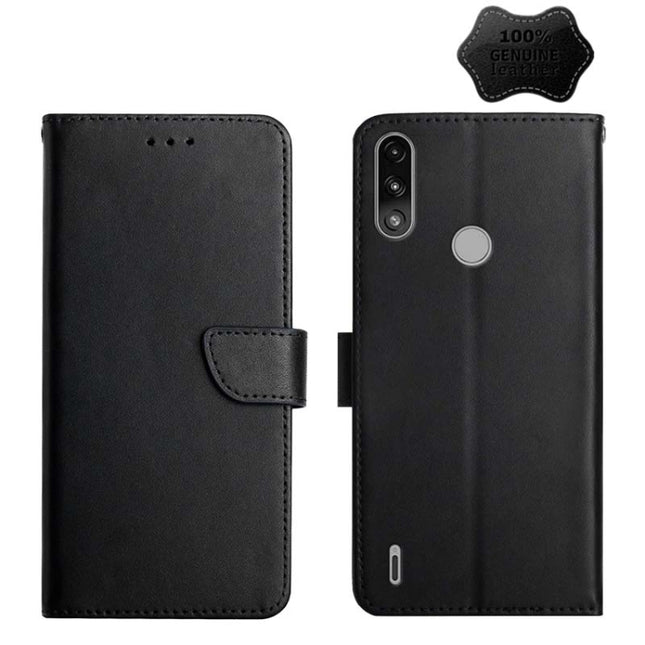 Genuine Leather Fingerprint-proof Horizontal Flip Phone Case, For Motorola Moto G100, For Motorola Moto E7, For Motorola Moto E7 Power, For Motorola Moto E40, For Motorola Moto Edge 20, For Motorola Moto Edge 20 Lite, For Motorola Moto Edge 20 Pro     ...
