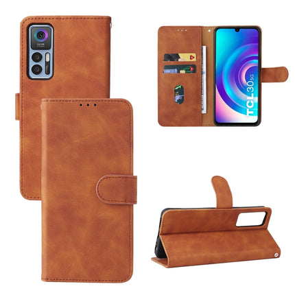 Skin Feel Magnetic Flip Leather Phone Case, For TCL 30 5G/30+ 5G, For TCL 30 SE, For vivo Y76 5G/Y76S 5G/Y74S, For Wiko Y52
