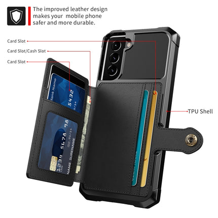 Magnetic Wallet Card Bag Leather Phone Case, For Samsung Galaxy S21 5G, For Samsung Galaxy S21+ 5G, For Samsung Galaxy S21 Ultra 5G, For Samsung Galaxy S20