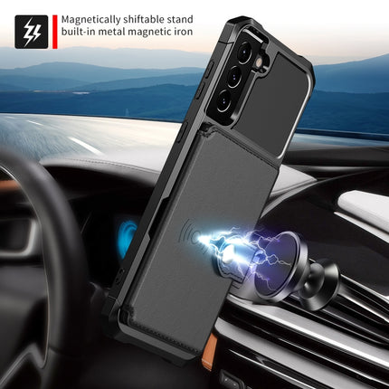 Magnetic Wallet Card Bag Leather Phone Case, For Samsung Galaxy S21 5G, For Samsung Galaxy S21+ 5G, For Samsung Galaxy S21 Ultra 5G, For Samsung Galaxy S20