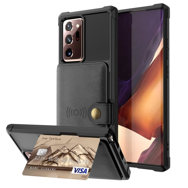 Magnetic Wallet Card Bag Leather Phone Case, For Samsung Galaxy S20+, For Samsung Galaxy S20 Ultra, For Samsung Galaxy Note20, For Samsung Galaxy Note20 Ultra