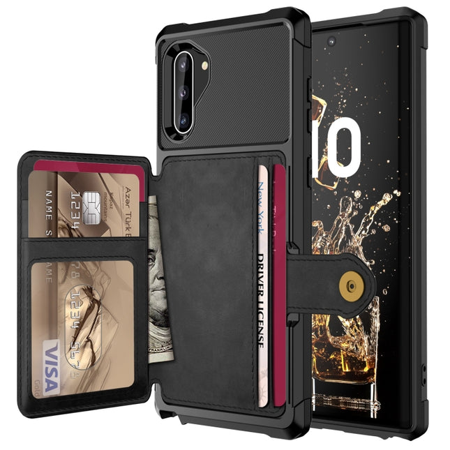 Magnetic Wallet Card Bag Leather Phone Case, For Samsung Galaxy Note10, For Samsung Galaxy Note10+, For Samsung Galaxy S10, For Samsung Galaxy S10e