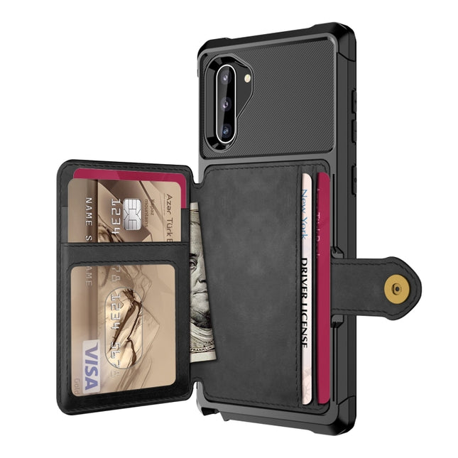 Magnetic Wallet Card Bag Leather Phone Case, For Samsung Galaxy Note10, For Samsung Galaxy Note10+, For Samsung Galaxy S10, For Samsung Galaxy S10e