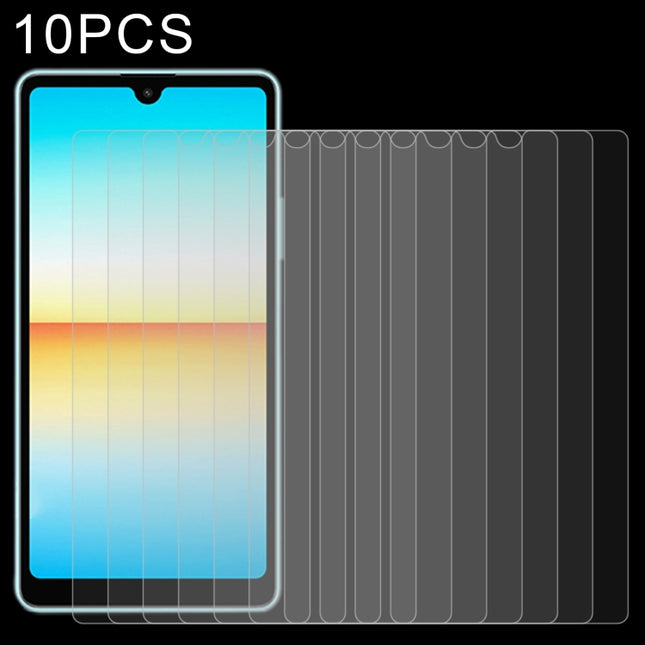 10 PCS 0.26mm 9H 2.5D Tempered Glass Film, For Gigaset GS3(10 PCS), For Gigaset GS4(10 PCS), For Sony Xperia Ace III(50 PCS), For Infinix Hot 11 2022(10 PCS), For Sharp Simple Sumaho 6(10 PCS)