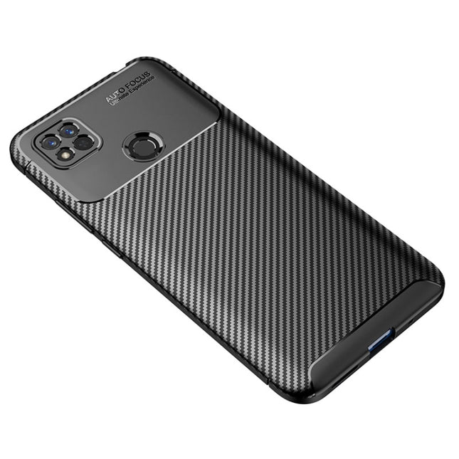 Carbon Fiber Texture Shockproof TPU Phone Case, For Xiaomi Redmi 10A