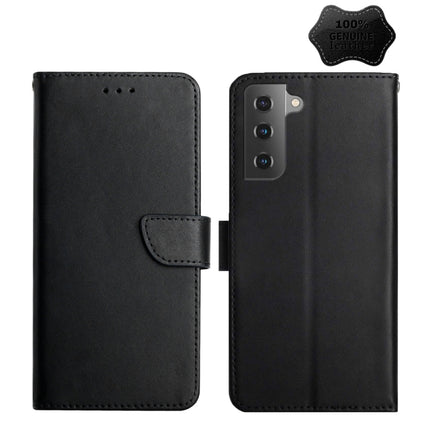 Genuine Leather Fingerprint-proof Horizontal Flip Phone Case, For Samsung Galaxy S22 5G, For Samsung Galaxy S22+ 5G, For Samsung Galaxy S22 Ultra 5G