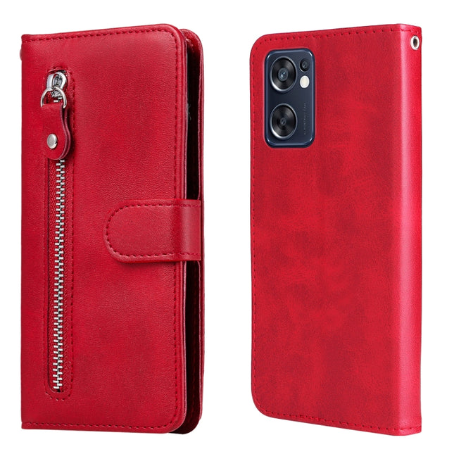 Fashion Calf Texture Zipper Horizontal Flip Leather Case, For OPPO Reno7 SE 5G, For OPPO Reno7 Z/A96 5G/OnePlus Nord N20 5G