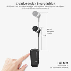 Fineblue F990 CVC6.0 Noise Reduction Lavalier Bluetooth Earphone, Support Vibration Reminder