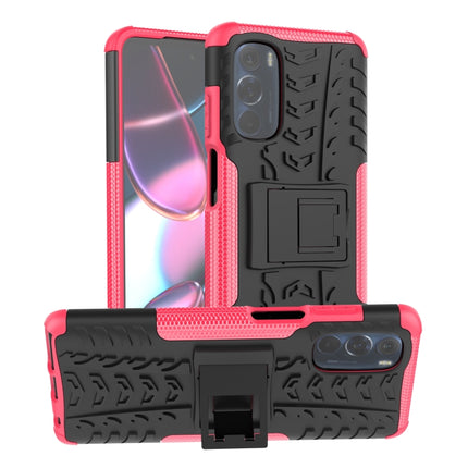 Tire Texture TPU + PC Phone Case with Holder, For Motorola Moto G Stylus 2022 4G, For Samsung Galaxy A03S 2022 165.8mm US