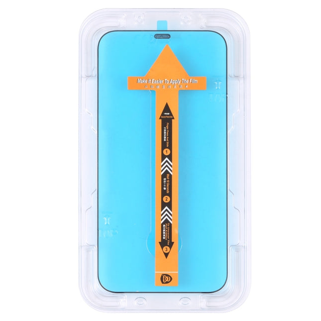 Película de vidrio templado antiestática a prueba de polvo de fijación rápida, para iPhone 13 mini (1 PC), para iPhone 13/13 Pro (1 PC), para iPhone 13 Pro Max (1 PC), para iPhone 12 mini (1 PC), para iPhone 12/12 Pro (1 PC), para iPhone 12 Pro Max (1 PC)