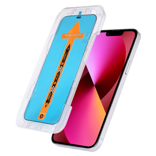 Película de vidrio templado antiestática a prueba de polvo de fijación rápida, para iPhone 13 mini (1 PC), para iPhone 13/13 Pro (1 PC), para iPhone 13 Pro Max (1 PC), para iPhone 12 mini (1 PC), para iPhone 12/12 Pro (1 PC), para iPhone 12 Pro Max (1 PC)