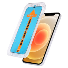 Fast Attach Dust-proof Anti-static Tempered Glass Film, For iPhone 13 mini (1 PC), For iPhone 13 / 13 Pro (1 PC), For iPhone 13 Pro Max (1 PC), For iPhone 12 mini(1 PC), For iPhone 12 / 12 Pro(1 PC), For iPhone 12 Pro Max(1 PC)