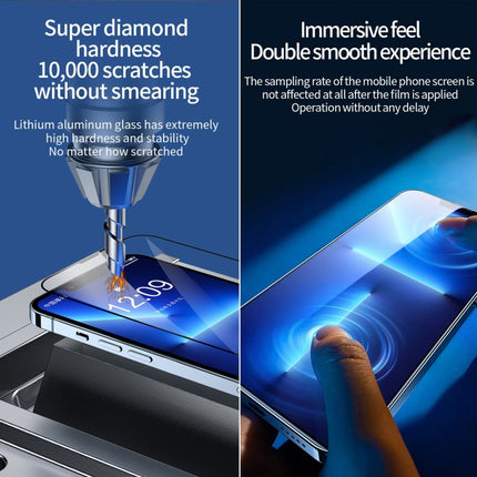 For iPhone 17e / 16e / 13 / 13 Pro 25pcs Fast Attach Dust-proof Anti-static Tempered Glass Film, For iPhone 13 mini (25PCS), For iPhone 17e / 16e / 13 / 13 Pro (25PCS), For iPhone 13 Pro Max (25PCS), For iPhone 12 mini(25PCS)                           ...
