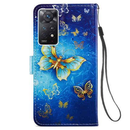 Painted Pattern Horizontal Flip Leather Phone Case, For Xiaomi Redmi Note 11 Pro 4G / 5G, For Xiaomi Redmi Note 11 Global, For Xiaomi Poco M4 Pro, For Xiaomi Poco M4 Pro 5G