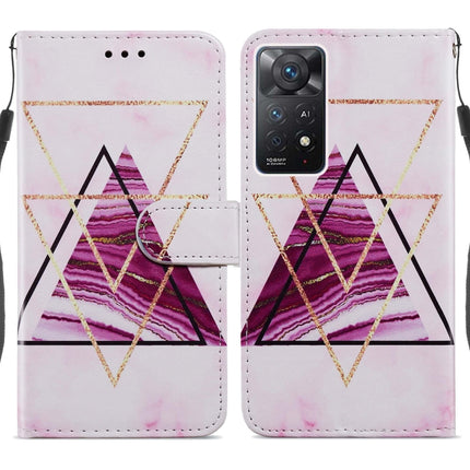 Painted Pattern Horizontal Flip Leather Phone Case, For Xiaomi Redmi Note 11 Pro 4G / 5G, For Xiaomi Redmi Note 11 Global, For Xiaomi Poco M4 Pro, For Xiaomi Poco M4 Pro 5G