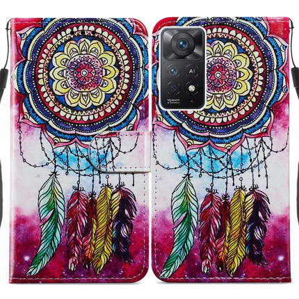 Painted Pattern Horizontal Flip Leather Phone Case, For Xiaomi Redmi Note 11 Pro 4G / 5G, For Xiaomi Redmi Note 11 Global, For Xiaomi Poco M4 Pro, For Xiaomi Poco M4 Pro 5G