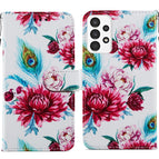 For Samsung Galaxy A13 4G / Peacock Flower