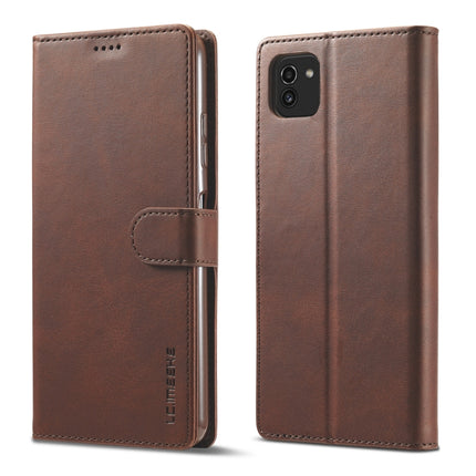 LC.IMEEKE Calf Texture Leather Phone Case, For Samsung Galaxy A03 164mm, For Xiaomi 12/12X/12S