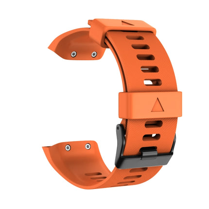 Black Buckle Silicone Watchband, For Garmin Forerunner 35