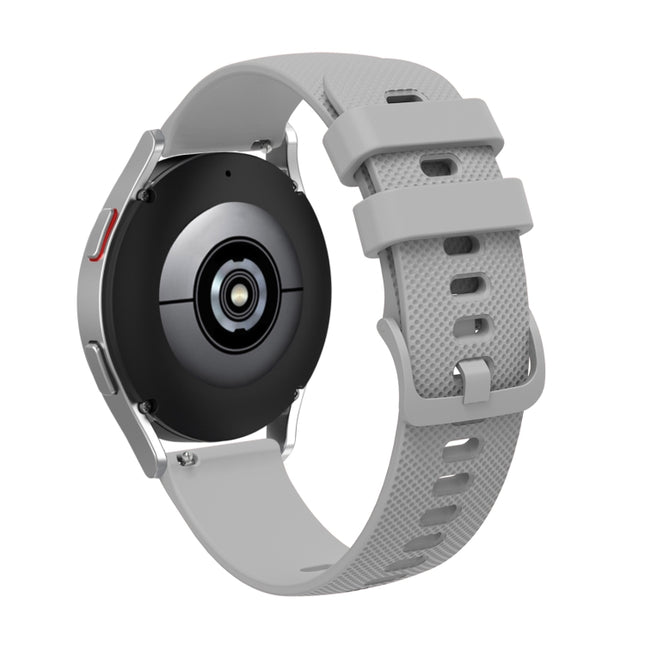 Pockmarked Tonal Buckle Silicone Watch Strap for Huawei Watch / Samsung Galaxy Watch, 20mm, 22mm