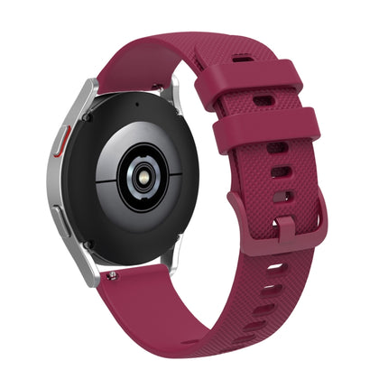 Pockmarked Tonal Buckle Silicone Watch Strap for Huawei Watch / Samsung Galaxy Watch, 20mm, 22mm