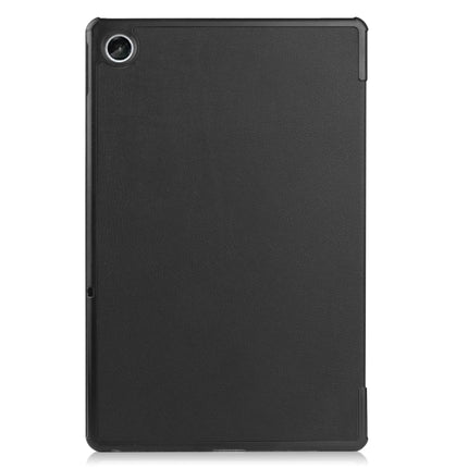 Custer Texture 3-Fold Holder Smart Leather Tablet Case, For Lenovo Tab M10 Plus 10.6 3rd Gen 2022