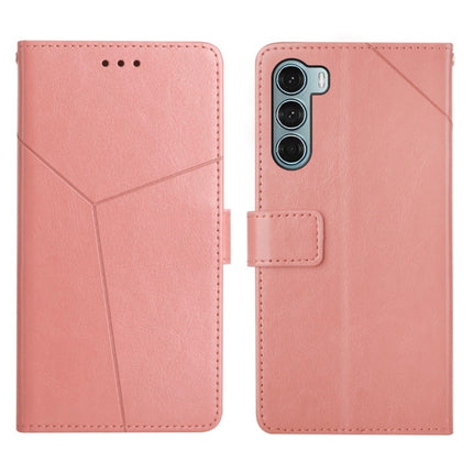 Y Stitching Horizontal Flip Leather Phone Case, For Motorola Moto G71 5G, For Motorola Moto G200 5G