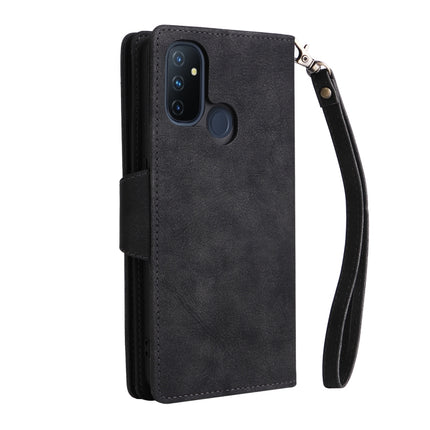 Rivet Buckle 9 Cards Three Fold Leather Phone Case, For OnePlus Nord N100, For OnePlus 7, For OnePlus 7 Pro, For OnePlus 7T