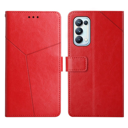 Y Stitching Horizontal Flip Leather Phone Case, For OPPO Reno4 Pro 5G, For OPPO Reno5 4G, For OPPO Reno5 5G, For OPPO Reno5 Pro 5G
