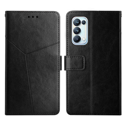 Y Stitching Horizontal Flip Leather Phone Case, For OPPO Reno4 Pro 5G, For OPPO Reno5 4G, For OPPO Reno5 5G, For OPPO Reno5 Pro 5G