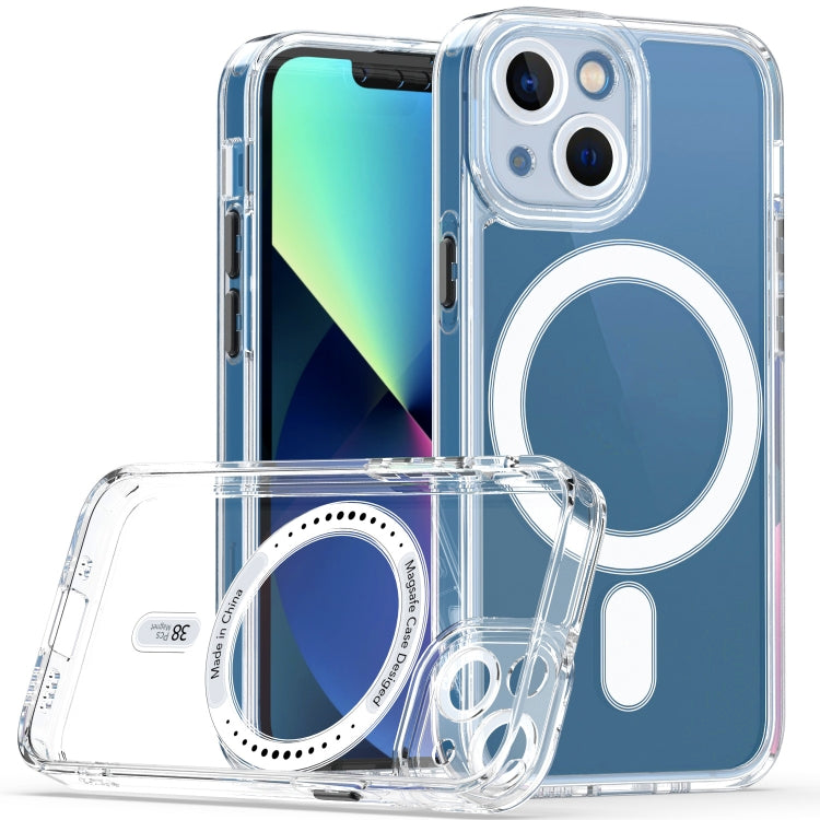 Cat-eye TPU + Acrylic Magsafe Phone Case, For iPhone 13 mini, For iPhone 13, For iPhone 13 Pro, For iPhone 13 Pro Max, For iPhone 12 mini, For iPhone 12