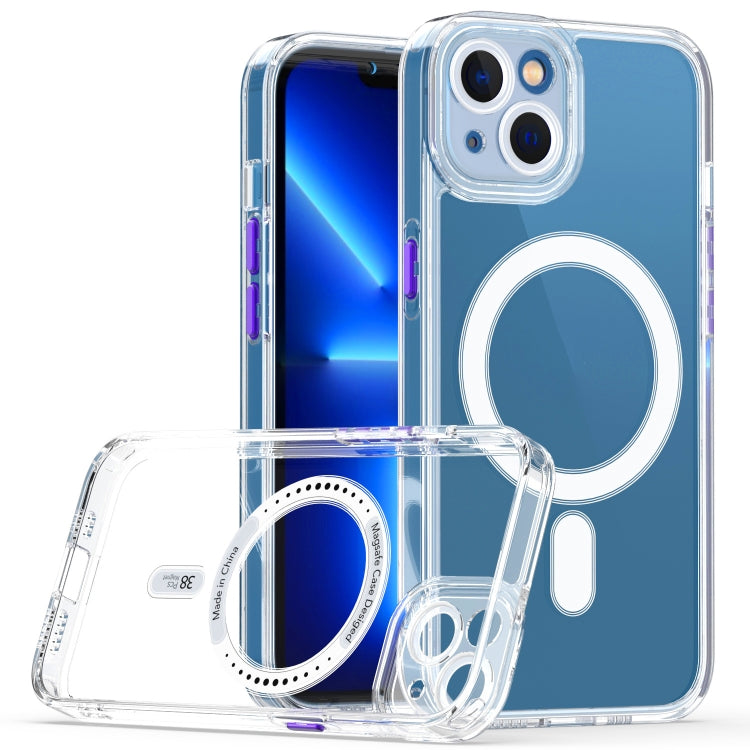 Cat-eye TPU + Acrylic Magsafe Phone Case, For iPhone 13 mini, For iPhone 13, For iPhone 13 Pro, For iPhone 13 Pro Max, For iPhone 12 mini, For iPhone 12