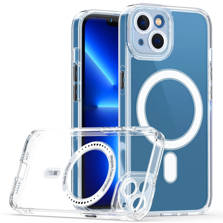 Cat-eye TPU + Acrylic Magsafe Phone Case, For iPhone 13 mini, For iPhone 13, For iPhone 13 Pro, For iPhone 13 Pro Max, For iPhone 12 mini, For iPhone 12