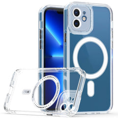 Cat-eye TPU + Acrylic Magsafe Phone Case, For iPhone 13 mini, For iPhone 13, For iPhone 13 Pro, For iPhone 13 Pro Max, For iPhone 12 mini, For iPhone 12, For iPhone 12 Pro, For iPhone 12 Pro Max