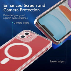 Cat-eye TPU + Acrylic Magsafe Phone Case, For iPhone 11, For iPhone 11 Pro Max, For iPhone 11 Pro, For iPhone XR