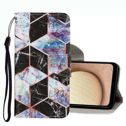 Coloured Drawing Pattern Leather Phone Case, For Samsung Galaxy A03s