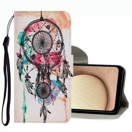 Coloured Drawing Pattern Leather Phone Case, For Samsung Galaxy A03s