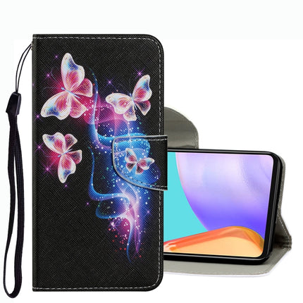 Coloured Drawing Pattern Leather Phone Case, For Samsung Galaxy A33