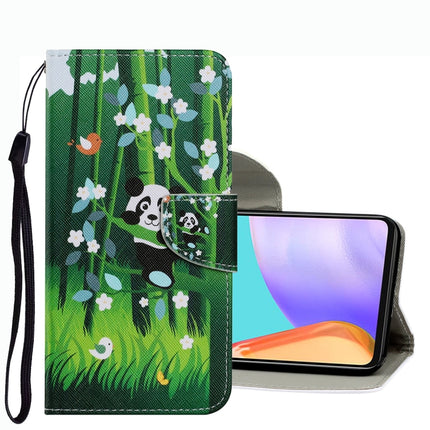 Coloured Drawing Pattern Leather Phone Case, For Samsung Galaxy A53