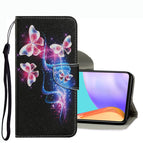 For Samsung Galaxy A53 / Three Fluorescent Butterflies