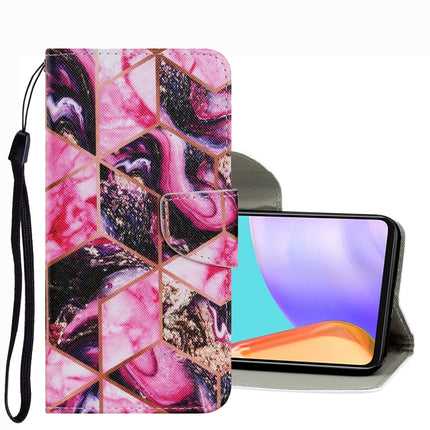 Coloured Drawing Pattern Leather Phone Case, For Samsung Galaxy A53
