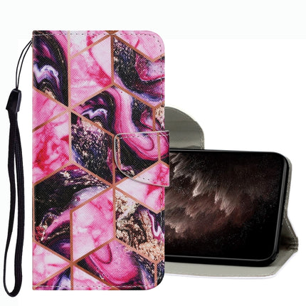 Coloured Drawing Pattern Leather Phone Case, For OPPO A16