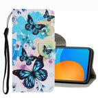 For Huawei P Smart 2021 / Purple Butterfly