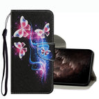 For Xiaomi Redmi Note 10 Pro 5G / Three Fluorescent Butterflies