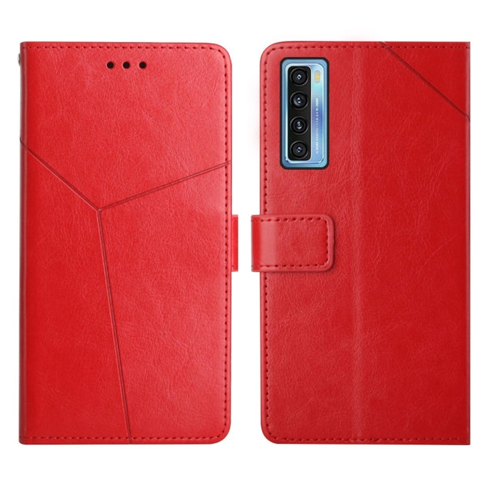 Y Stitching Horizontal Flip Leather Phone Case, For TCL 20S, For TCL 30 SE, For T-Mobile Revvl V+ 5G
