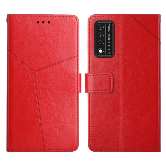 Y Stitching Horizontal Flip Leather Phone Case, For TCL 20S, For TCL 30 SE, For T-Mobile Revvl V+ 5G